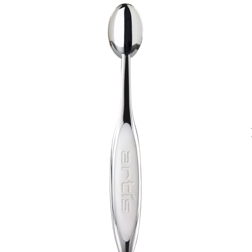 Artis Elite Collection Mirror Finish Silver Oval 6 Brush